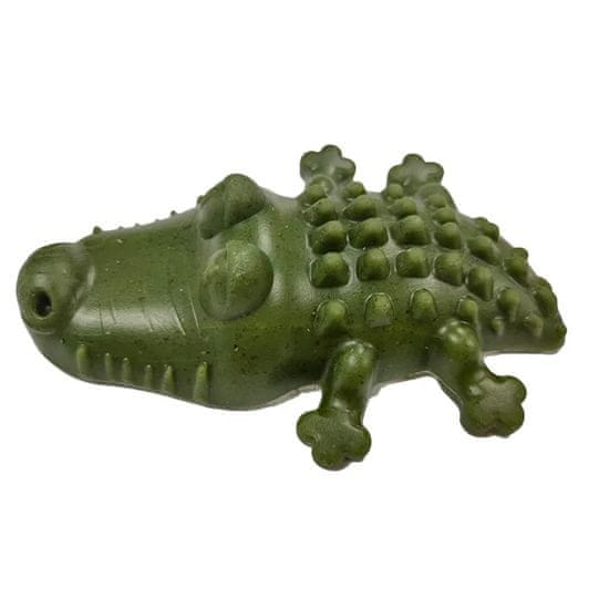 Chewy Hound Hipoallergén vegán közepes fogápoló krokodil alakú jutalomfalat kutyáknak (28g)