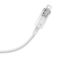 BASEUS Baseus Explorer USB - Lightning kábel 2.4A 2 m fehér (CATS010102)