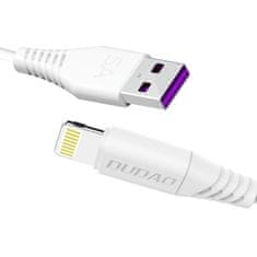 DUDAO Dudao USB / Lightning kábel 5A 1m fehér (L2L 1m fehér)