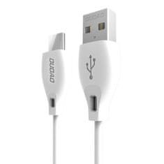 DUDAO Dudao USB-C kábel 2.1A 1m fehér (L4T 1m fehér)
