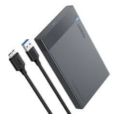 Ugreen Ugreen HDD SSD ház SATA 2.5'' USB 3.2 micro USB SuperSpeed + 0.5m kábel fekete