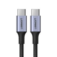 Ugreen Ugreen USB-C - USB-C PD 100W Quick Charge FCP 5A kábel 3m szürke (90120 US316)