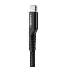 BASEUS Baseus Halszemű tavaszi adatkábel USB / Lightning 1M 2A fekete (CALSR-01)