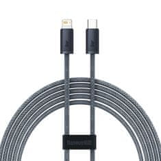 BASEUS Baseus kábel iPhone USB-C - Lightning 2m, PD 20W szürke (CALD000116)