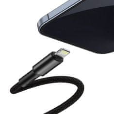 BASEUS Baseus USB-C - Lightning gyors töltőkábel PD 20 W 1 m fekete (CATLGD-01)