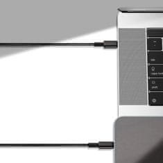 BASEUS Baseus USB-C - Lightning gyors töltőkábel PD 20 W 2 m fekete (CATLWJ-A01)