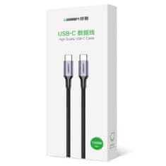 Ugreen Ugreen USB-C - USB-C PD 100W Quick Charge FCP 5A kábel 3m szürke (90120 US316)