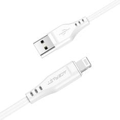 AceFast Acefast MFI USB - Lightning kábel 1.2m, 2.4A fehér (C3-02 fehér)