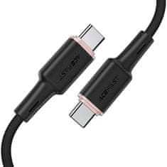 AceFast Acefast USB-C - USB-C kábel 1.2m, 60W (20V/3A) fekete (C2-03 fekete)
