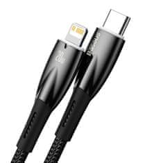 BASEUS Baseus Glimmer USB-C - Lightning 480Mbps PD 20W gyors töltőkábel 1m fekete