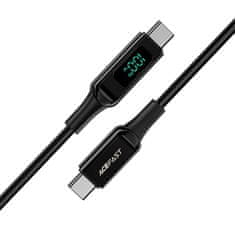 AceFast Acefast USB-C - USB-C kábel 2m, 100W (20V/5A) fekete (C6-03 Black)