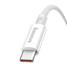 BASEUS Baseus Superior USB-A - USB-C 100W 480Mbps gyors töltőkábel 2m fehér