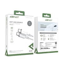 AceFast Acefast USB-C - USB-C kábel 1.2m, 60W (20V/3A) fehér (C2-03 fehér)