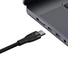 BASEUS Baseus Flash Ⅱ 2 az 1-ben USB-C - 2xUSB-C 100W gyors töltőkábel 1.5m fekete