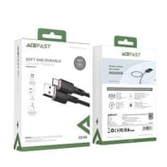AceFast Acefast USB - USB-C kábel 1.2m, 3A fekete (C2-04 fekete)