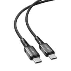 AceFast Acefast USB-C - USB-C kábel 1.2m, 60W (20V/3A) fekete (C1-03 fekete)