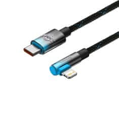 BASEUS Baseus MVP 2 hajlított PD kábel USB-C / Lightning csatlakozóval 1m 20W kék (CAVP000221)