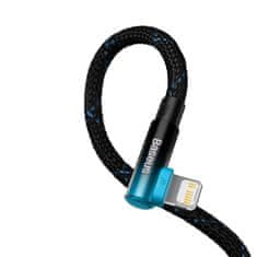 BASEUS Baseus MVP 2 hajlított PD kábel USB-C / Lightning csatlakozóval 1m 20W kék (CAVP000221)