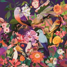 Ravensburger Puzzle Art & Soul: Színes madarak és virágok, 750 darab