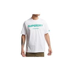 Superdry Póló fehér XL Code Core Sport Tee