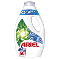 Ariel + Folyékony mosószer Touch Of Lenor Fresh Air 3l, 60 mosás