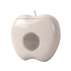 PrimePick Öntapadós zacskótartó az élelmiszer védelmére, alma formájú, falra vagy csempére ragasztható zacskótároló, BoxWraps