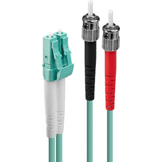 Lindy 3.0m OM3 LC - ST Duplex InfiniBand/fibre optic cable 3 M Türkizkék (46382)
