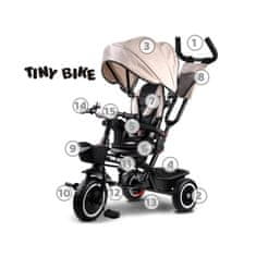 KOMFORTHOME Tiny Bike 3in1 háromkerekű kerékpár motorháztetővel SP0650