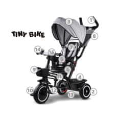 KOMFORTHOME Tiny Bike 3in1 háromkerekű kerékpár motorháztetővel SP0650
