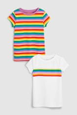 Next póló szett/2db színes csíkos 12 év (152 cm)