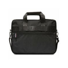Bmw BMW karbon és perforált laptop táska 16" - fekete