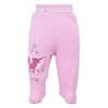 Baba lábfejes nadrág Happy Baby rózsaszín 3-6 hó (68 cm)