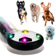 Netscroll Interaktív játék kutyáknak, csúszó korong fényeffektekkel kutyáknak, korong alakú labda háziállatok mozgatásához, GlidingDisk