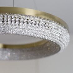 Exkluzív arany csillár Ø 45 cm, kristályokkal DREAM Gold 23107
