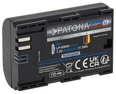 PATONA akkumulátor Canon LP-E6NH 2400mAh Li-Ion Platinum Platinum USB-C töltés Canon LP-E6NH 2400mAh Li-Ion Platinum USB-C töltéshez
