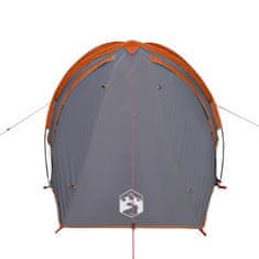 Greatstore 185T Taffeta 2-személyes szürke-narancs sátor 320x140x120 cm