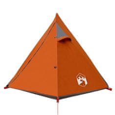 Greatstore 185T Taffeta 2-személyes szürke-narancs sátor 267x154x117 cm