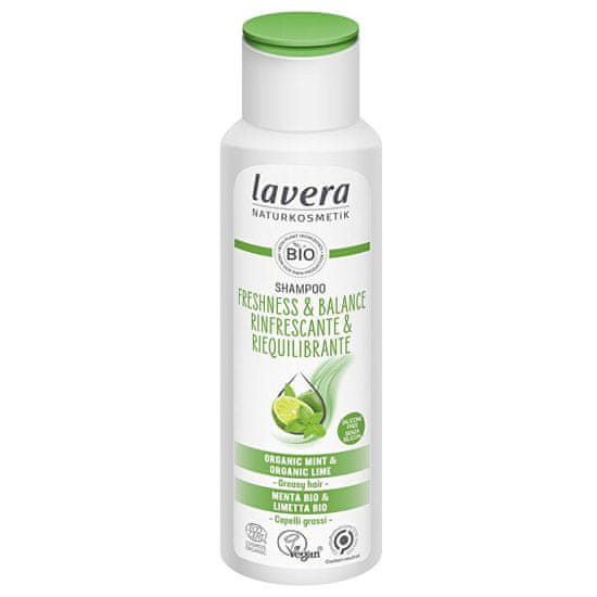 Lavera Sampon zsíros hajra Freshness & Balance (Shampoo) 250 ml