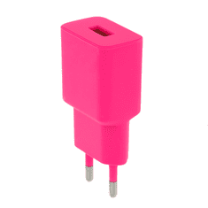 setty. fali töltő 1x USB-A 2.4A LSIM-A-126 Pink (GSM165727)