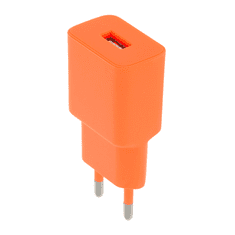 setty. fali töltő 1x USB-A 2.4A LSIM-A-1210 Narancssárga (GSM165729)
