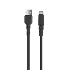 setty. kábel USB-A - USB-C 3 m 2A KSA-C-321 fekete (GSM171583)
