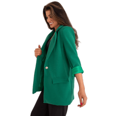 ITALY MODA Női hosszú ujjú kabát ZITA zöld DHJ-MA-18598.12X_405879 Univerzális