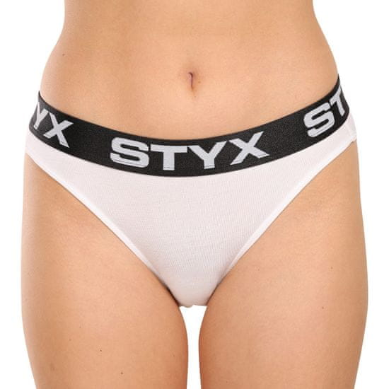 Styx Női gumi sport bugyi fehér (IK1061)