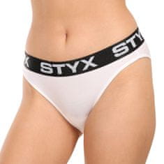 Styx Női gumi sport bugyi fehér (IK1061) - méret XL