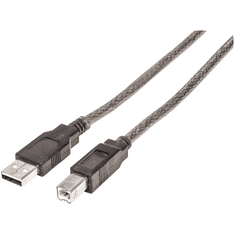 Manhattan 152389 USB kábel 15 M USB 2.0 USB A USB B Fekete (152389)