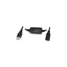 LogiLink USB Kabel A -> A St/Bu 10.00m Verl. schwarz (UA0143)