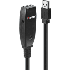 Lindy 43322 USB kábel 15 M USB 3.2 Gen 1 (3.1 Gen 1) USB A Fekete (43322)