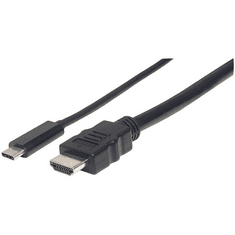 Manhattan 152235 video átalakító kábel 1 M USB C-típus HDMI A-típus (Standard) Fekete (152235)