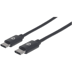 Manhattan 354875 USB kábel 2 M USB 2.0 USB C Fekete (354875)