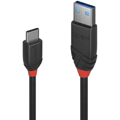 Lindy 36914 USB kábel 0,15 M USB 3.2 Gen 1 (3.1 Gen 1) USB C USB A Fekete (36914)